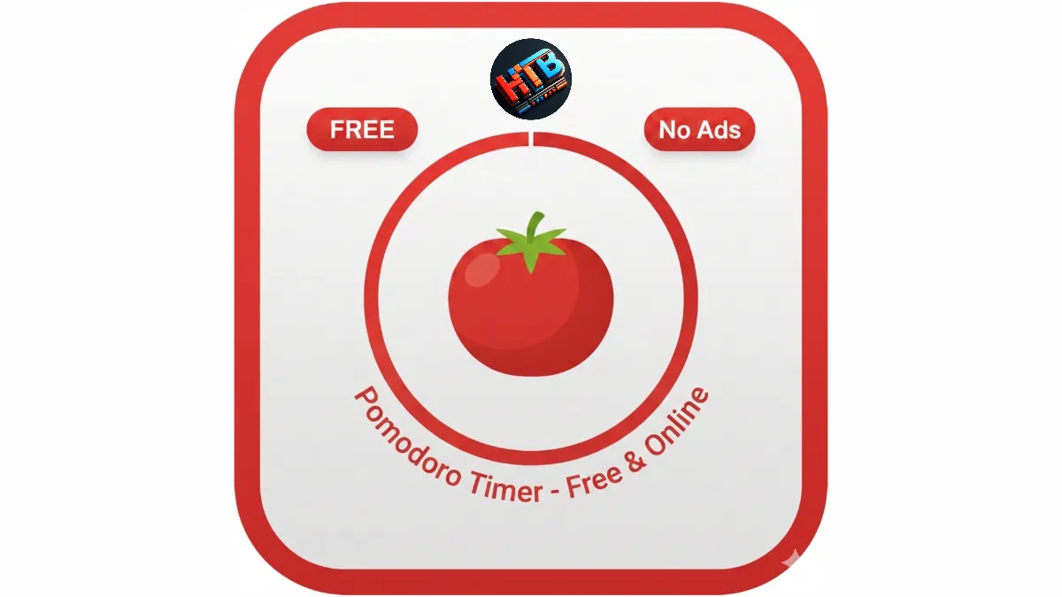 Free Pomodoro timer online with circular progress ring and realistic tomato animation