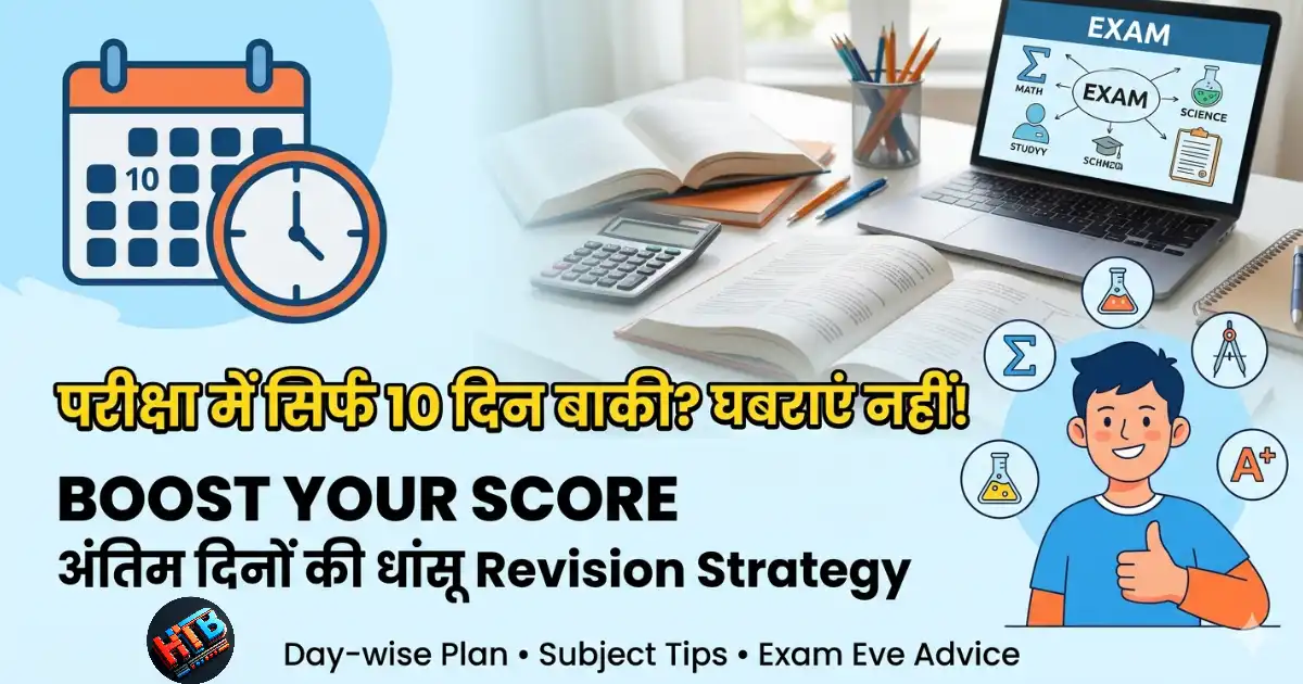 board exam last 10 days revision strategy for class 10 and 12 students