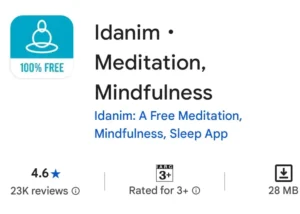 Idanim meditation app Hindi free - students ke liye mindfulness aur sleep meditation app